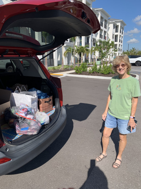 Facing some of the most dire challenges after Hurricane Ian, Bayside Estate Sewing Guild comes through once again!  Socks, socks and more socks for the kids!